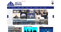 Desktop Screenshot of betatelecom.com.br